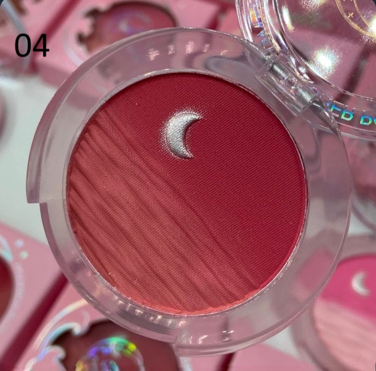 خرید رژگونه سرخالی طرح ماه Huda Moji